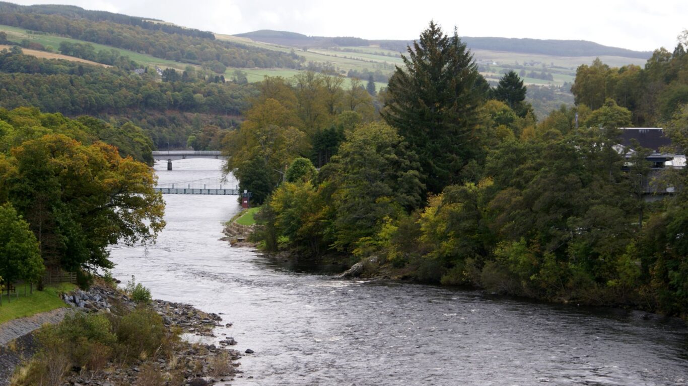 Pitlochry Hydro Dam Canva