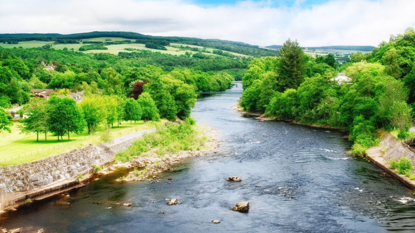 River Tummel Pitlochry Canva