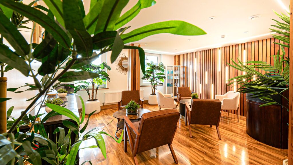 The Beaches Spa Reception Area